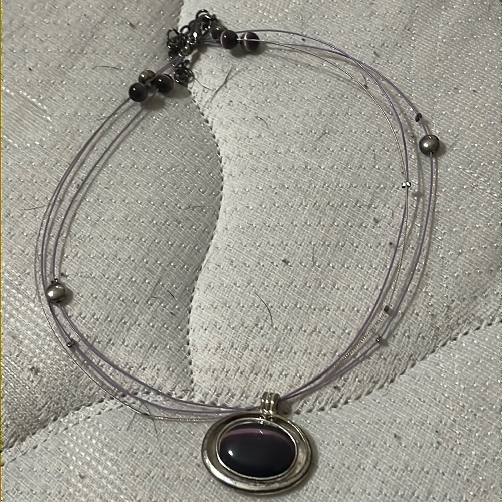 Purple necklace